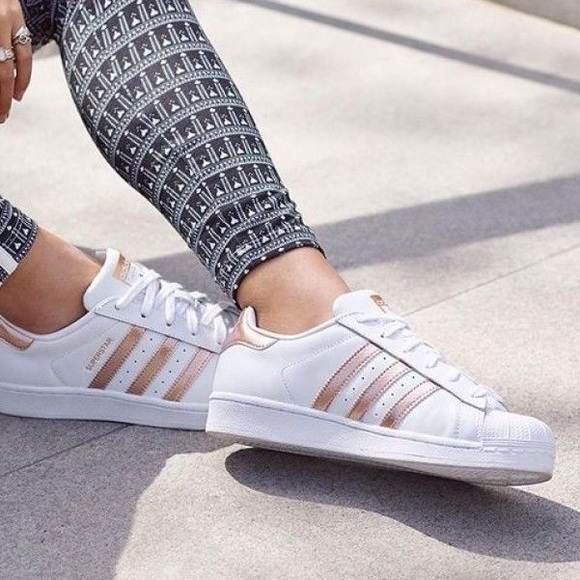 adidas superstar rose gold